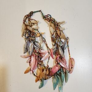 Women's Vintage Seashell Necklace